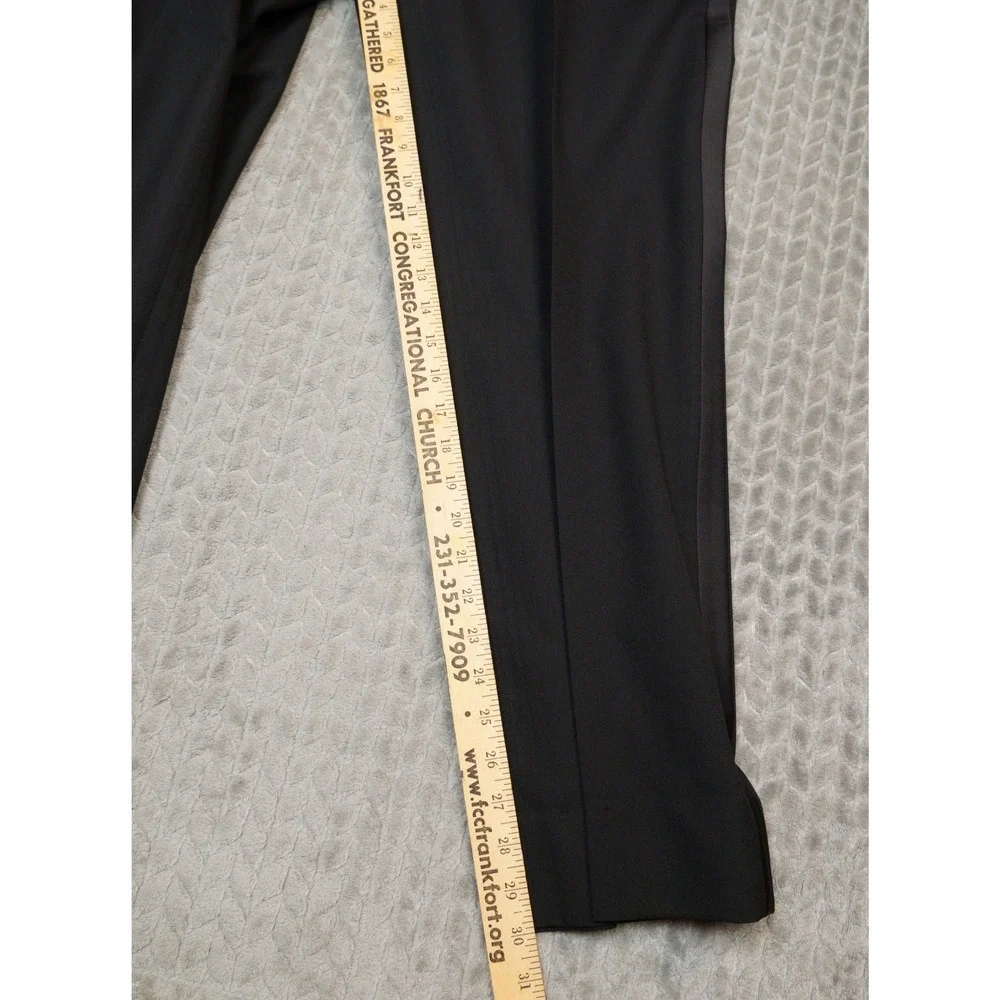 Brooks Brothers Men's Brooksease Tuxedo Suit Black Wool Peak Lapel 41R USA